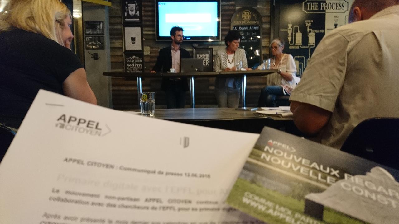 Le mouvement non partisan « Appel Citoyen » fait appel aux nouvelles technologies pour la constituante